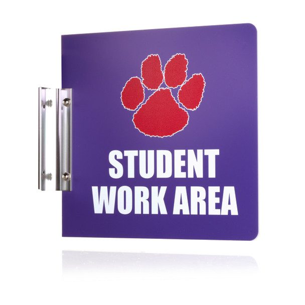 4" Bracket Custom Corridor Sign - Ultra-Color
