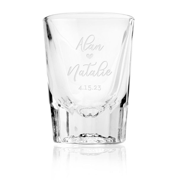 2 盎司凹槽酒杯 2 oz Fluted Shot Glass