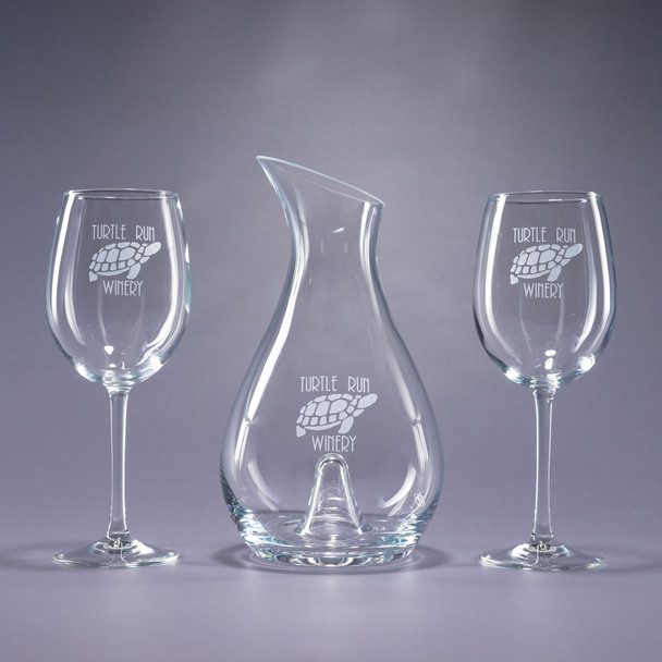 Glass Drinkware Set