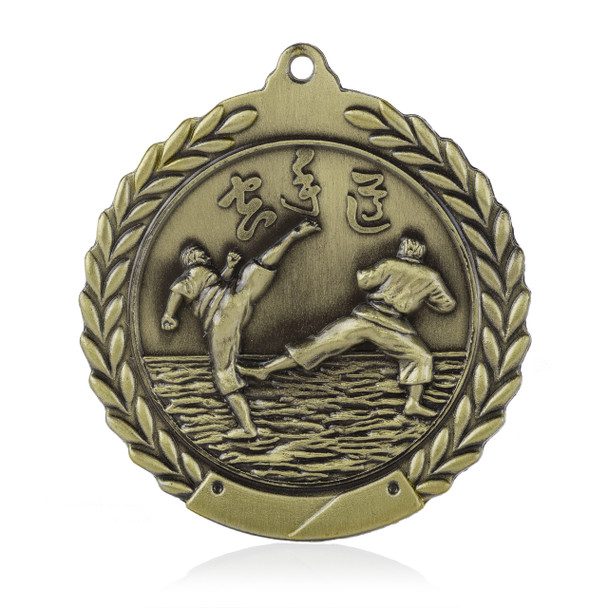 空手道 1 3/4" 花環勳章 Karate 1 3/4" Wreath Medal