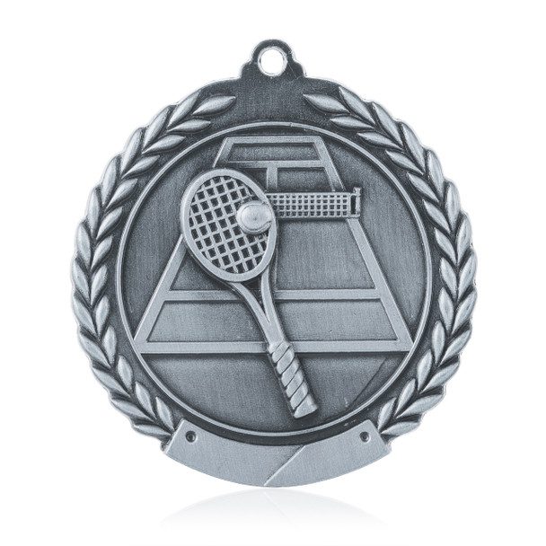 網球 1 3/4" 花環獎牌 Tennis 1 3/4" Wreath Medal