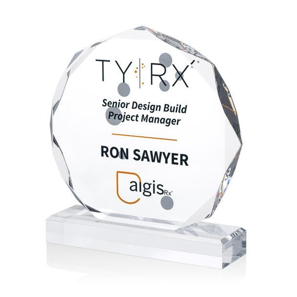 Octagon Acrylic Award