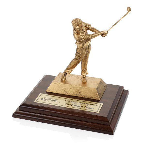 帶底座的雕刻高爾夫獎杯 Sculptured Golf Award with Base