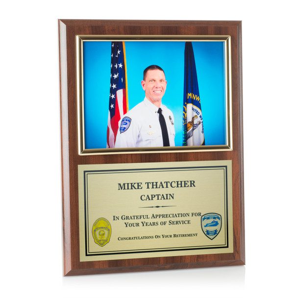 Slide-In Photo Mount Plaque