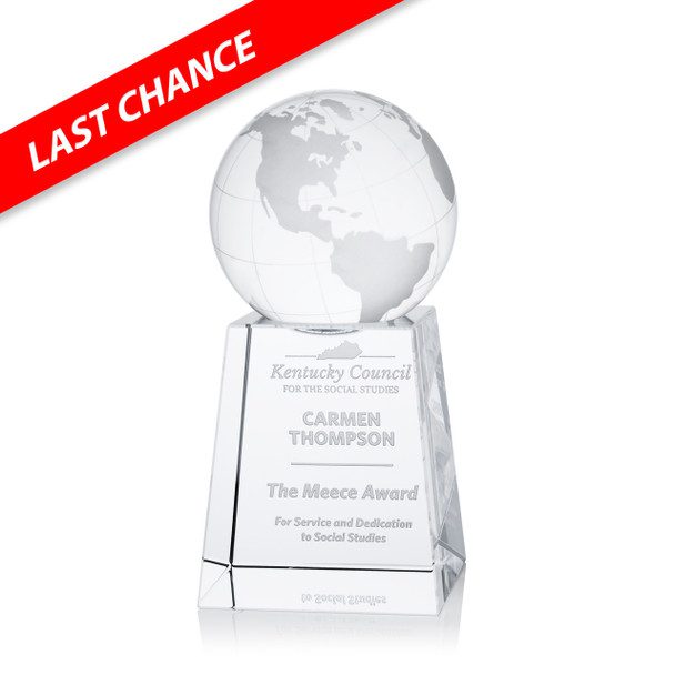 Globe Triumph Optical Crystal Award